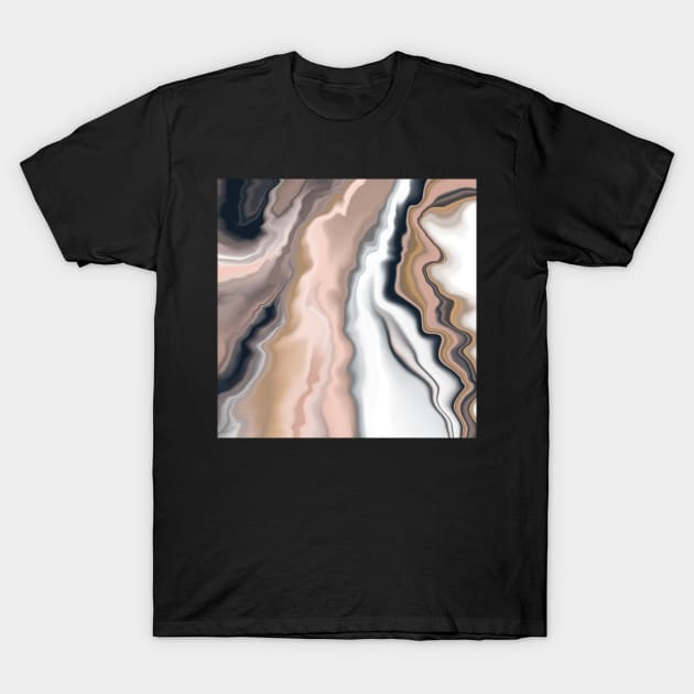 Modern marbling 36 T-Shirt by mmartabc